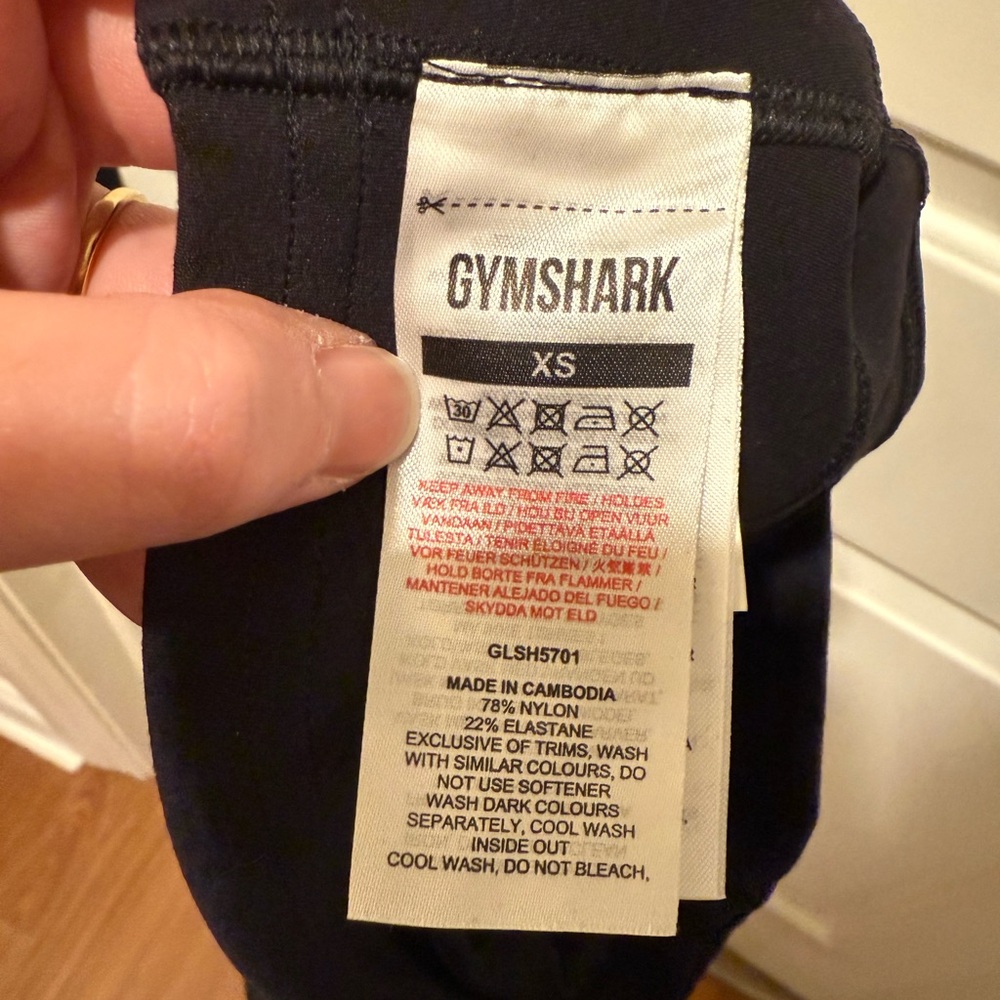 Whitney Simmons Gymshark Black Biker Shorts - Picture 2 of 5